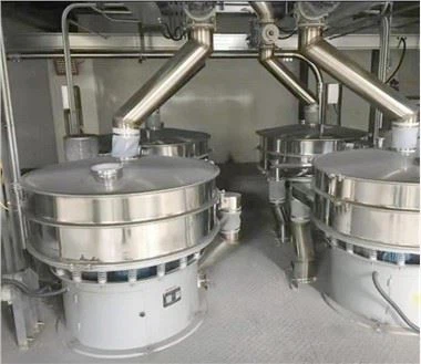 Tamizadora vibratoria rotativa de almidón de batata